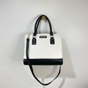 Nine West Black and White Tote Bag